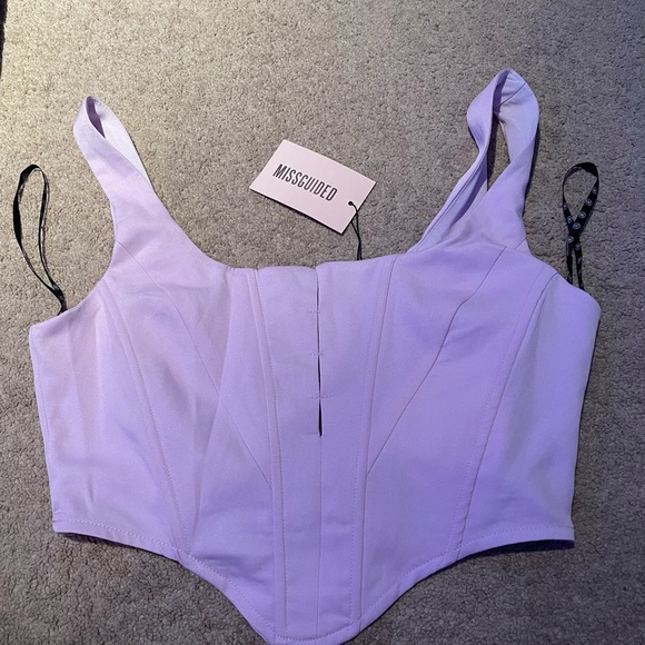 Misguided Crepe Corset top - Picture 5 of 5